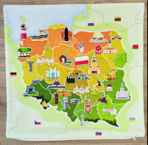 Poszewka w mapa Polski